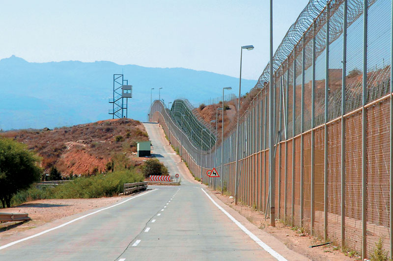 The barrier of the GreekTurkish border won't allow even a mosquito to